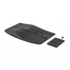 HP 960 ergonomická bezdrôtová klávesnica, plná veľkosť (100%), bezdrôtová, RF Wireless + Bluetooth, membránová, QWERTZ, čierna