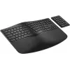 HP 965 ergonomická bezdrôtová klávesnica, plná veľkosť (100%), bezdrôtová, RF Wireless + Bluetooth, membránová, QWERTY, čierna