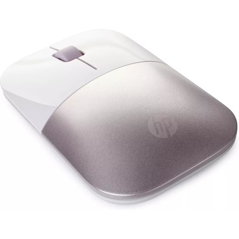 HP bezdrôtová myš Z3700 – biela/ružová, obojručná, RF Wireless, 1200 dpi, ružová, biela