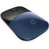HP bezdrôtová myš Z3700, obojručná, Blue LED, RF Wireless, 1200 DPI, čierna, modrá
