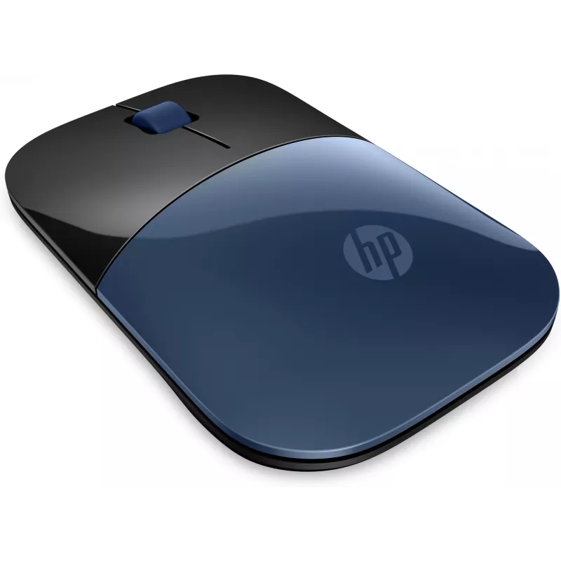 HP bezdrôtová myš Z3700, obojručná, Blue LED, RF Wireless, 1200 DPI, čierna, modrá