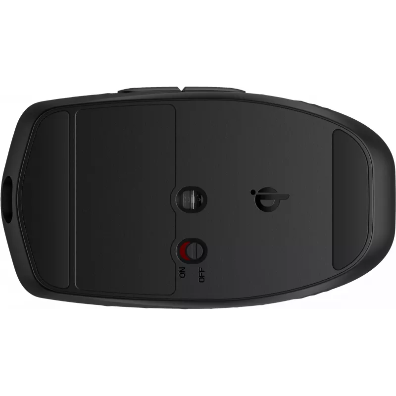 HP 690 nabíjateľná bezdrôtová myš, obojručná, Bluetooth, 4000 DPI, čierna