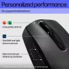 HP 690 nabíjateľná bezdrôtová myš, obojručná, Bluetooth, 4000 DPI, čierna
