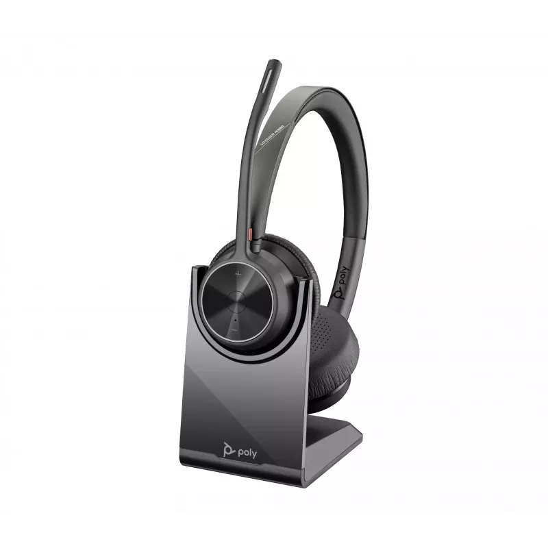 HP Poly Voyager 4320-M +USB-A na USB-C kábel +BT700 dongle, bezdrôtový, kancelária/call centrum, 20 - 20000 Hz, 162 g, headset, čierny