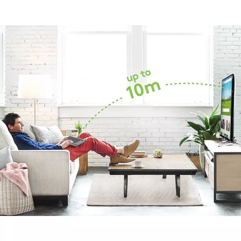 Techly ICTB9801TB klávesnica univerzálna RF Wireless + Bluetooth QWERTY US English čierna