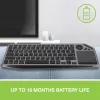 Techly ICTB9801TB klávesnica univerzálna RF Wireless + Bluetooth QWERTY US English čierna