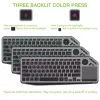 Techly ICTB9801TB klávesnica univerzálna RF Wireless + Bluetooth QWERTY US English čierna
