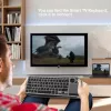 Techly ICTB9801TB klávesnica univerzálna RF Wireless + Bluetooth QWERTY US English čierna