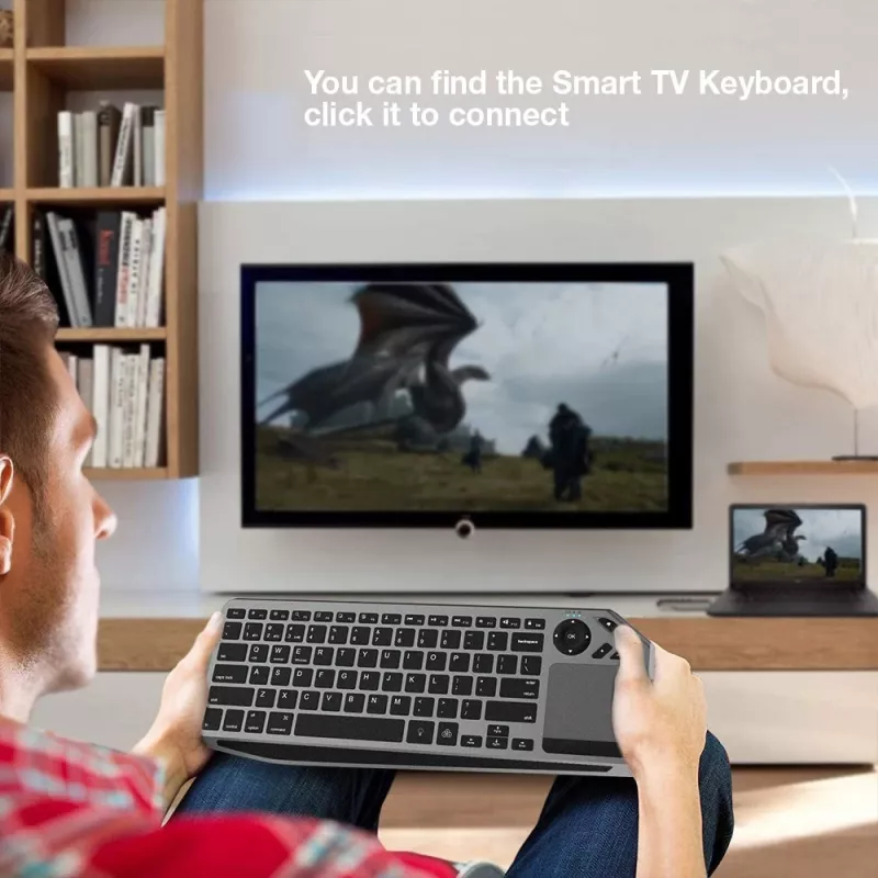 Techly ICTB9801TB klávesnica univerzálna RF Wireless + Bluetooth QWERTY US English čierna