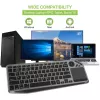 Techly ICTB9801TB klávesnica univerzálna RF Wireless + Bluetooth QWERTY US English čierna