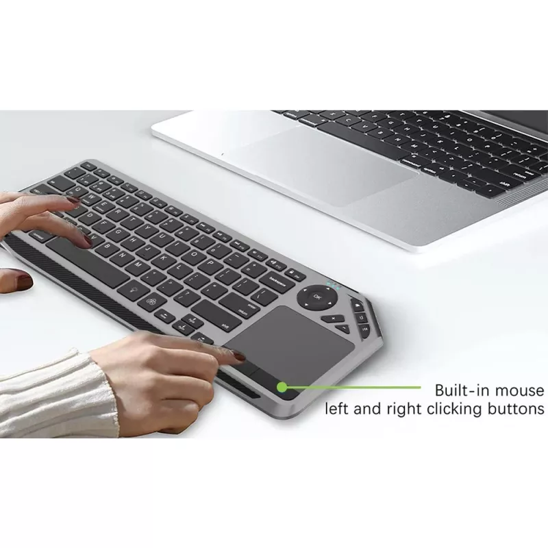 Techly ICTB9801TB klávesnica univerzálna RF Wireless + Bluetooth QWERTY US English čierna