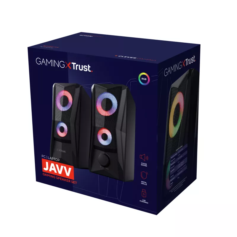 Trust GXT 606 JAVV čierny káblový 12 W