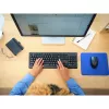 Bezdrôtová sada klávesnice a myši TRUST Primo — Full-Size QWERTY US-anglická klávesnica, RF USB-A prijímač, 1200 DPI optická myš, čierna