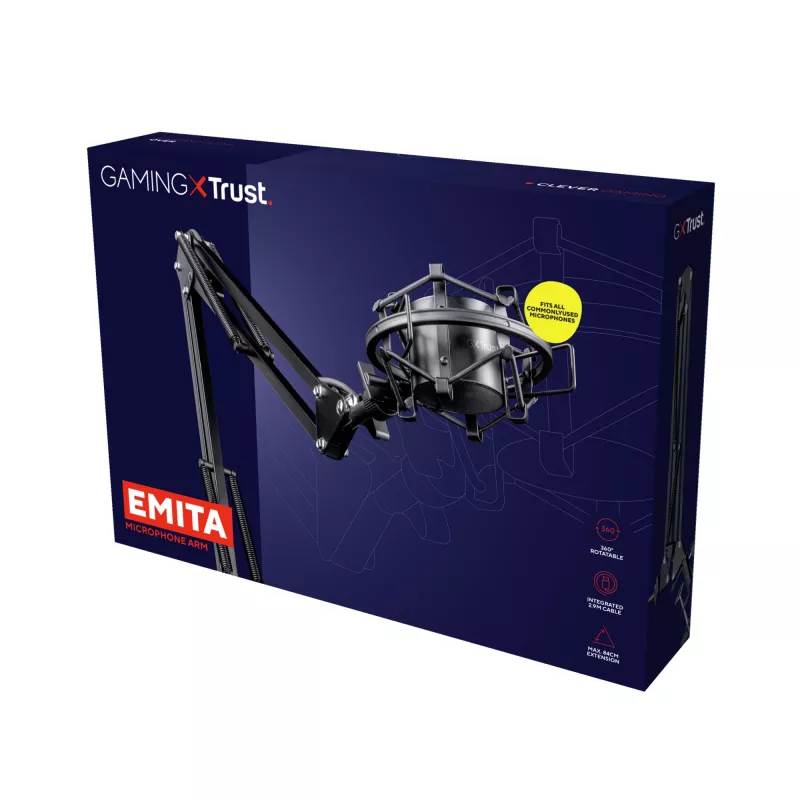 Trust GXT 253 Emita broadcastový stojan na mikrofón