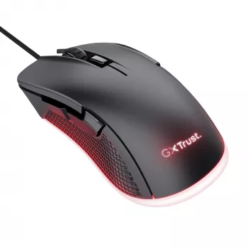 Trust GXT 922 YBAR gaming myš pre pravákov, USB Type-A, optická, 7200 DPI