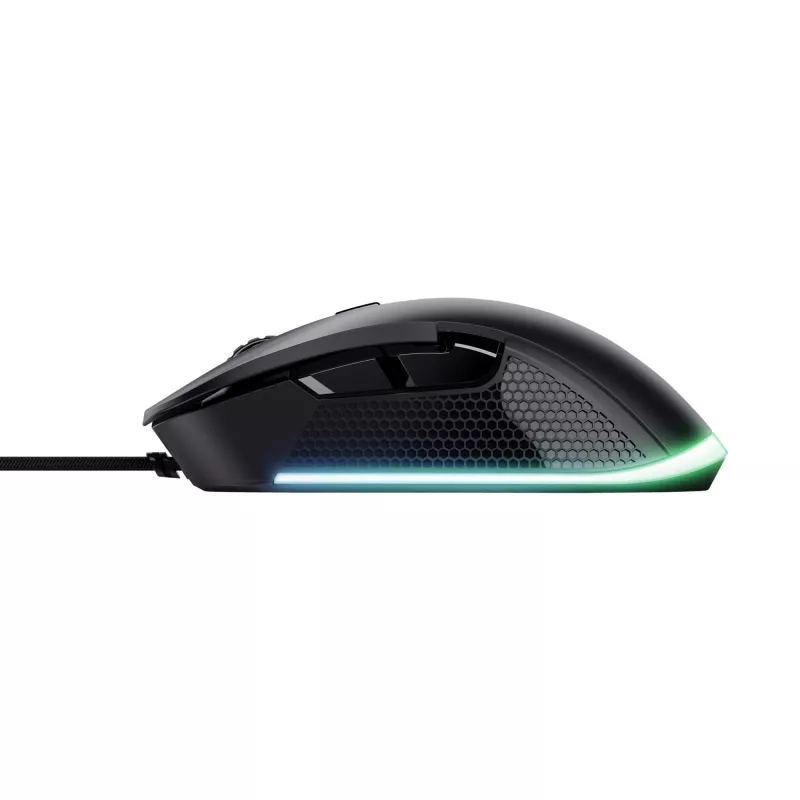 Trust GXT 922 YBAR gaming myš pre pravákov, USB Type-A, optická, 7200 DPI