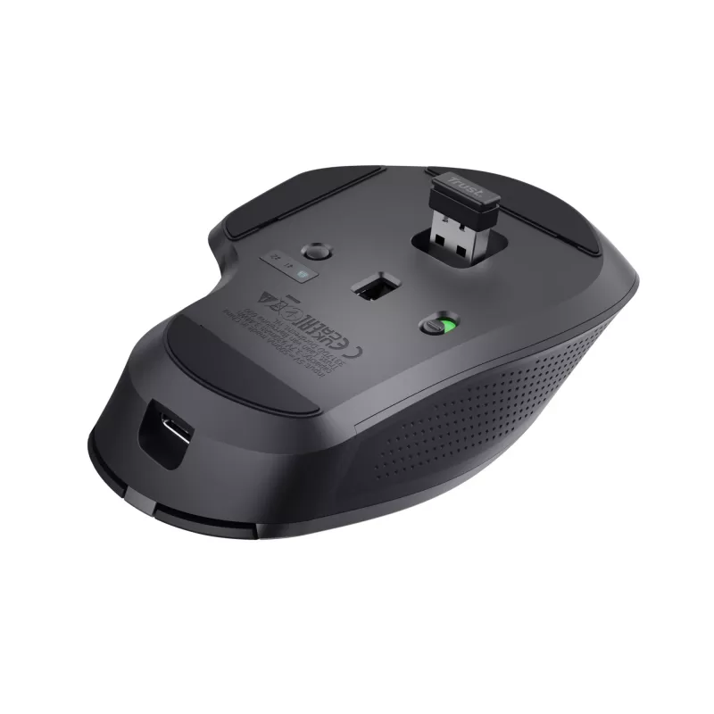Trust Ozaa+ kancelárska myš pre pravákov RF bezdrôtová + Bluetooth 3200 DPI