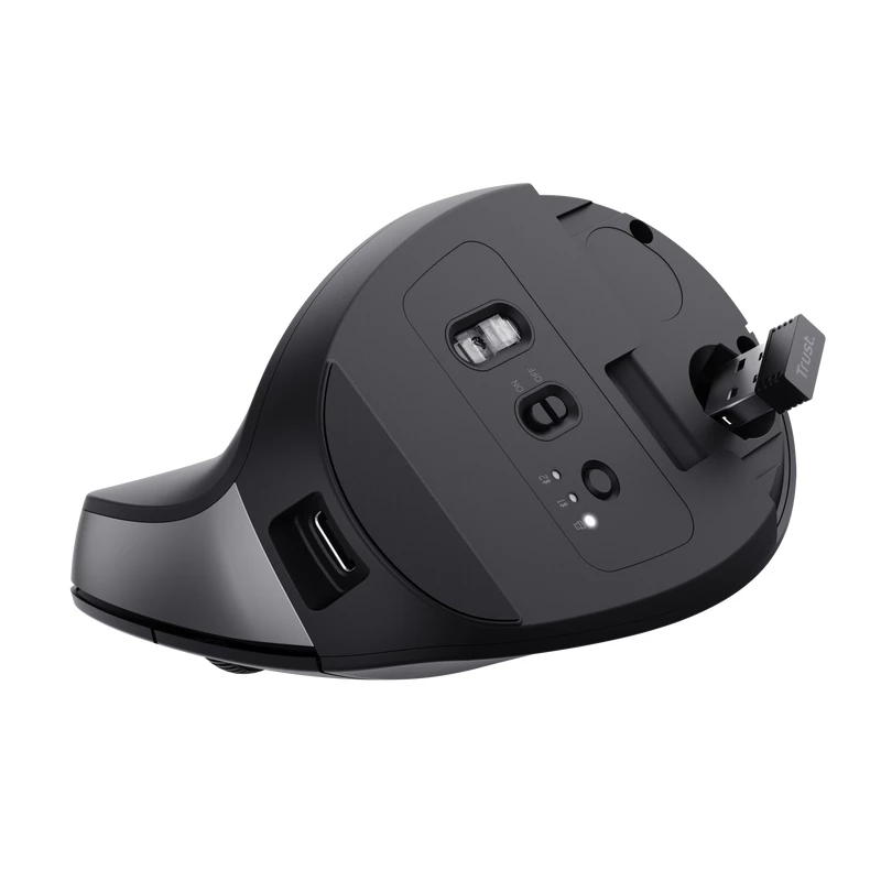 Trust Bayo+ kancelárska myš pre pravákov RF bezdrôtová + Bluetooth optická 2400 DPI