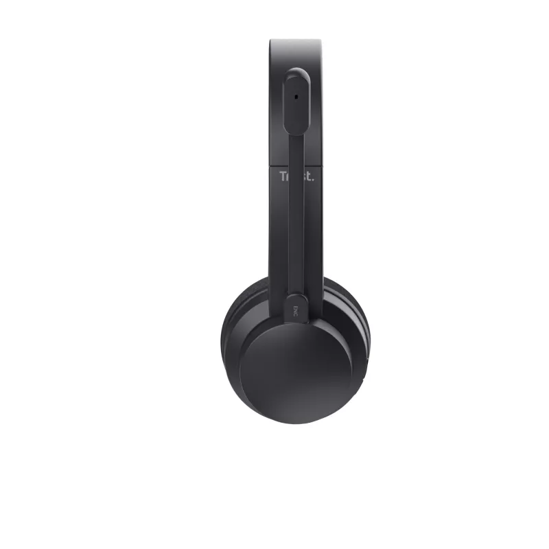 Trust Ayda headset káblový a bezdrôtový s hlavovým mostom hovory/hudba USB-C Bluetooth čierna