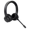 Trust Ayda headset káblový a bezdrôtový s hlavovým mostom hovory/hudba USB-C Bluetooth čierna