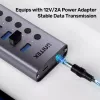 Unitek H1314A01-EU USB-A 3.0 hub 5 Gb/s, 7x USB-A 3.0 s prepínačmi