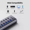 Unitek H1314A01-EU USB-A 3.0 hub 5 Gb/s, 7x USB-A 3.0 s prepínačmi