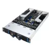 ASUS 90SF0251-M004X0 serverový barebone Intel C741 rack (2U) čierny, oceľ