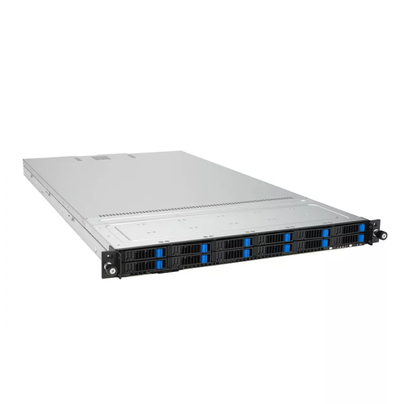 ASUS RS700A-E12-RS12U socket SP5 rack (1U) čierny, oceľ