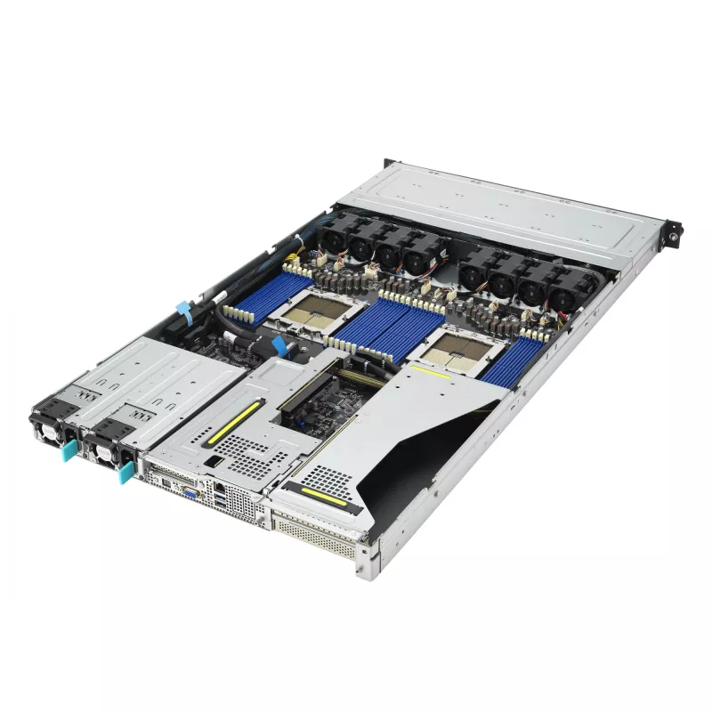 ASUS RS700A-E12-RS12U socket SP5 rack (1U) čierny, oceľ