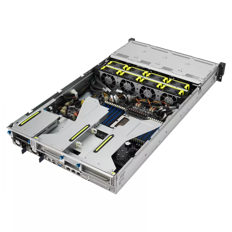 ASUS RS521A-E12-RS12U socket SP5 rack (2U) čierny, strieborný