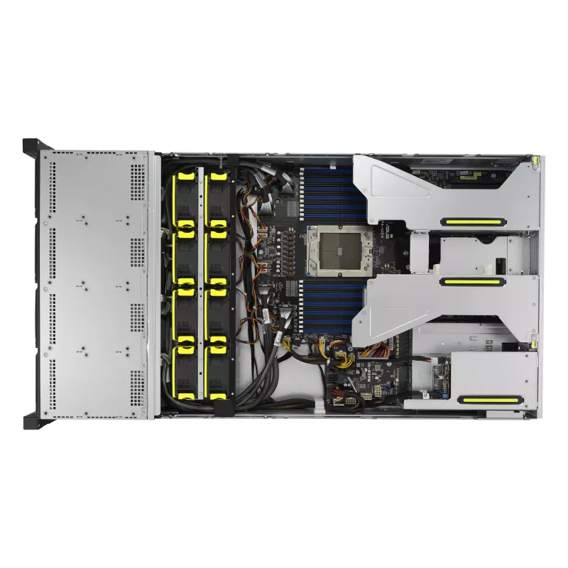 ASUS RS521A-E12-RS12U socket SP5 rack (2U) čierny, strieborný
