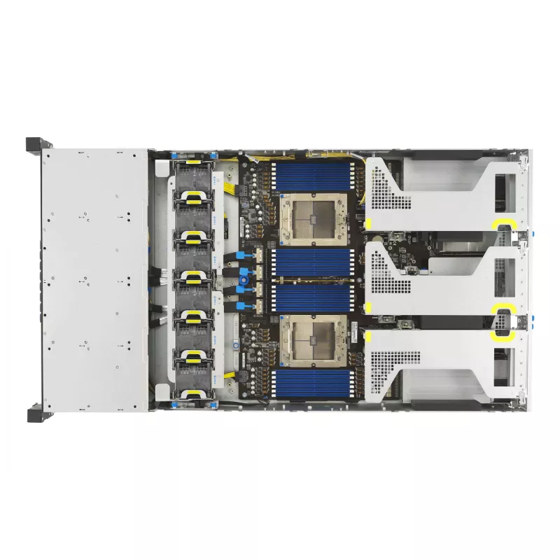 ASUS RS720A-E13-RS8G socket SP5 rack (2U) čierny, strieborný