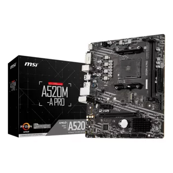 MSI A520M-A PRO základná doska AMD A520 socket AM4 micro ATX
