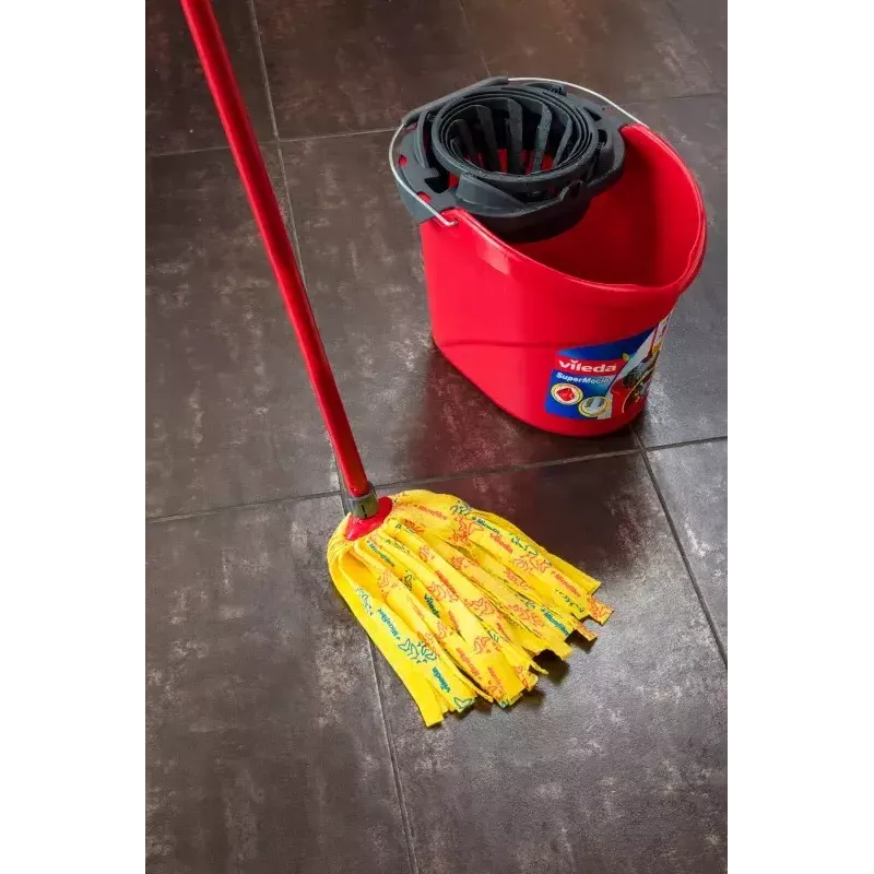 Náhradná handra na mop Vileda červená žltá