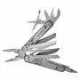 Multitool AZYMUT H2038 Full-Size-Multitool — 14 nástrojov, 16,2 cm otvorený, 10,1 cm zložený, 264 g, oceľ 420/7CR13, kožené puzdro