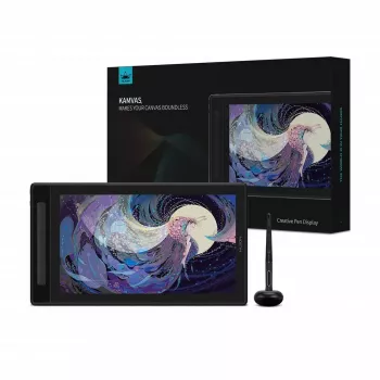 Grafický tablet HUION Kamvas Pro 16 GT1602 39,8 cm (15,7 palca) 2.5K IPS displej, 8192 úrovní prítlaku, 8 programovateľných tlačidiel, USB-C/HDMI