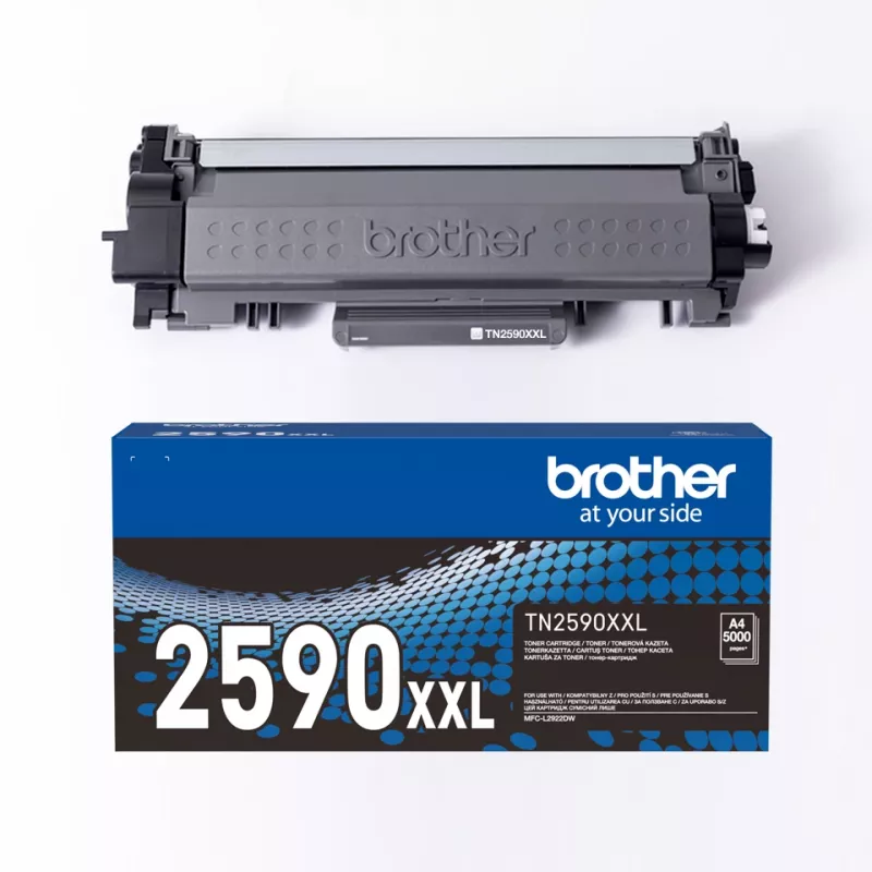 Tonerová kazeta Brother TN-2590XXL originálna čierna, balenie 1 ks, cca 5000 strán