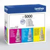 Kompatibilná sada atramentových kaziet Brother BT-5000C, 3-farebná kombinácia (azúrová, purpurová, žltá), 3 ks, 48,8 ml, 5000 strán