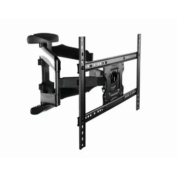 Gembird WM-75ST-01 výklopný a otočný nástenný držiak televízora 32–75 palcov, VESA 600×400, max. 45,5 kg, sklon -5°–8°, otočenie ±50°, oceľ, čierny