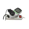 Wattmeter GreenBlue GB202 merač výkonu 0–9999 W, 3600 W max, 220–240 V, 16 A, LCD displej