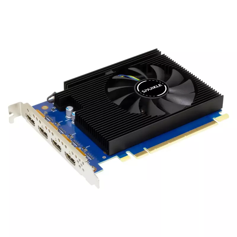 Grafická karta Sparkle Intel Arc A310 OMNI View — 4 GB GDDR6, 2000 MHz, PCIe 4.0 x8