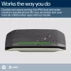 HP Poly Sync 10 reproduktor + kábel USB-A na USB-C, PC, čierny, 0,715 m, Windows 10, Windows 11, MacOS, 100–7800 Hz
