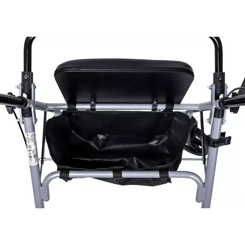 MDH PPC035 chodítko / rollator so sedadlom a košíkom, hliník, skladací, max. zaťaženie 136 kg