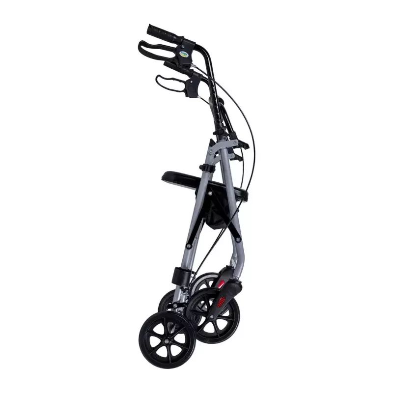 MDH PPC035 chodítko / rollator so sedadlom a košíkom, hliník, skladací, max. zaťaženie 136 kg