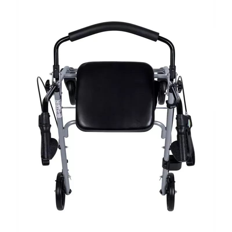 MDH PPC035 chodítko / rollator so sedadlom a košíkom, hliník, skladací, max. zaťaženie 136 kg