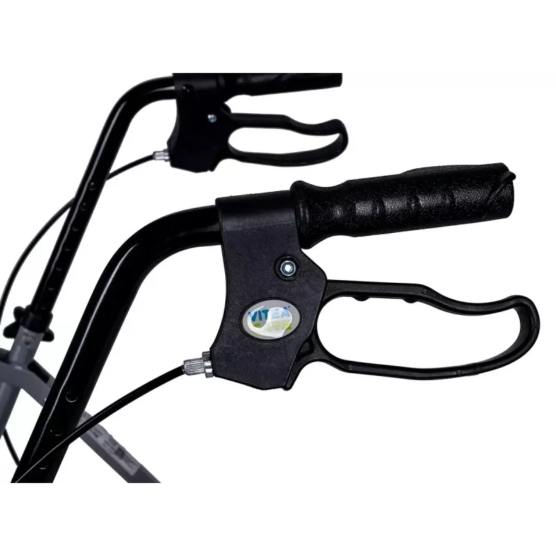 MDH PPC035 chodítko / rollator so sedadlom a košíkom, hliník, skladací, max. zaťaženie 136 kg