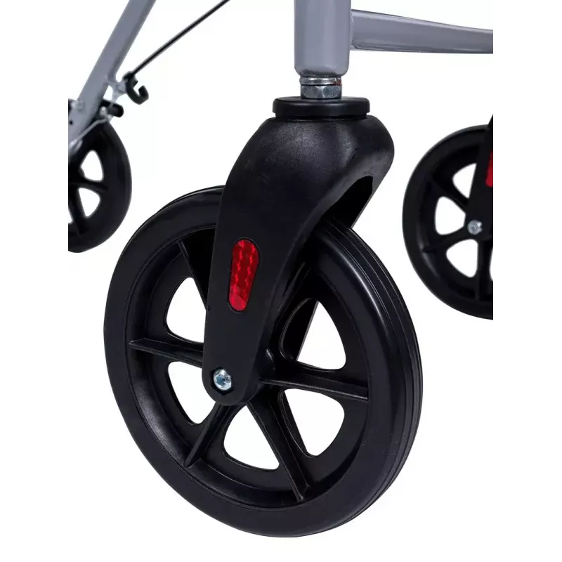 MDH PPC035 chodítko / rollator so sedadlom a košíkom, hliník, skladací, max. zaťaženie 136 kg
