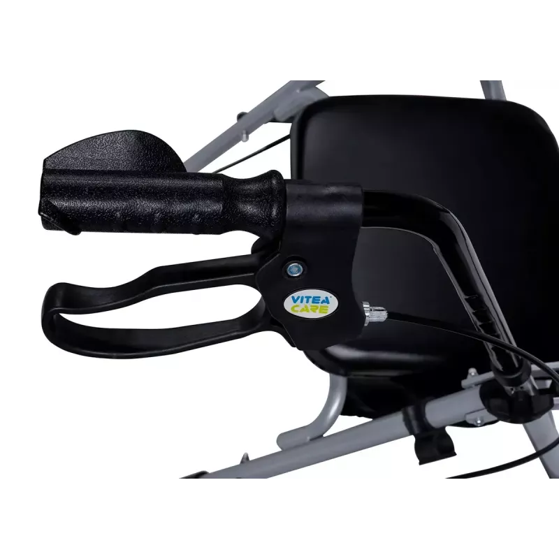 MDH PPC035 chodítko / rollator so sedadlom a košíkom, hliník, skladací, max. zaťaženie 136 kg
