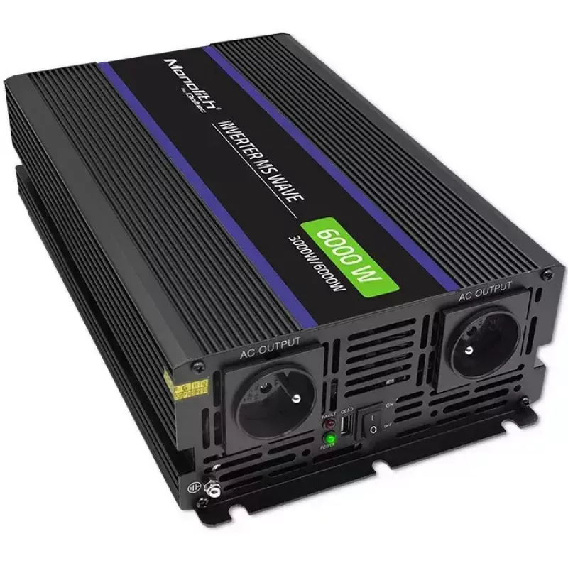 Menič QOLTEC Monolith 6000 MS 12V na 230V 6000W