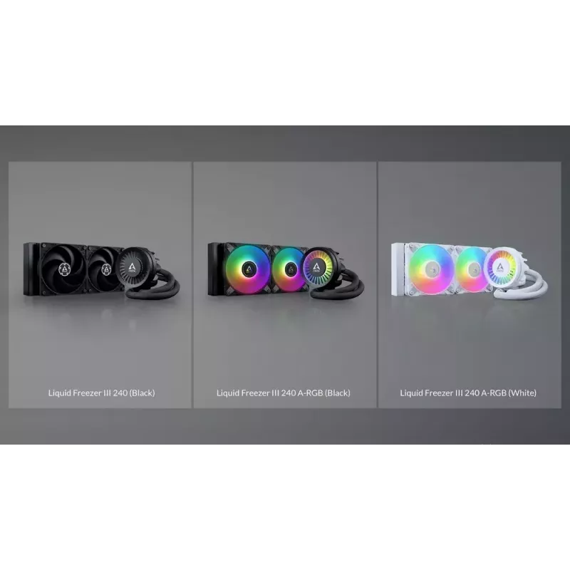 ARCTIC Liquid Freezer III 280 A-RGB - multi-kompatibilný all-in-one CPU vodný chladič s A-RGB